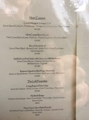 Menu photo 2 The Loft Pitlochry, PKN