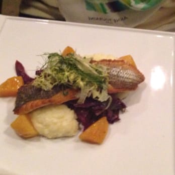 1906 Fine Dining - Stripped Bass with mashed potatoes - New American Near Me - Kennett Square, Pennsylvania