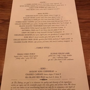 The Dabney - July 2, 2019 Menu - New American Near Me - Washington, DC, District of Columbia The Dabney - July 2, 2019 Menu - New American Near Me - Washington, DC, District of Columbia