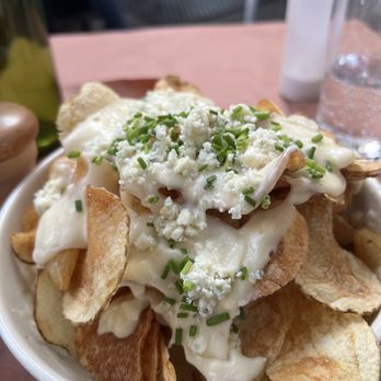 The Smith - Blue cheese fondue with chips. - New American Near Me - New York, New York The Smith - Blue cheese fondue with chips. - New American Near Me - New York, New York