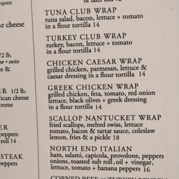 Lost Dog menu