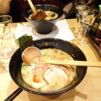 Shoryu Ramen - Signature ramen with rice noodles instead of egg noodles. - Japanese Near Me - London, XGL Shoryu Ramen - Signature ramen with rice noodles instead of egg noodles. - Japanese Near Me - London, XGL