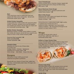 MOE'S Restaurant - Menu