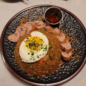 Bone Kettle - Nasi Goreng with Chicken Sausage - Breakfast & Brunch Near Me - Pasadena, California Bone Kettle - Nasi Goreng with Chicken Sausage - Breakfast & Brunch Near Me - Pasadena, California