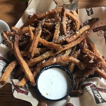 Jake Melnick's Corner Tap - Parmesan Garlic Fries Not a fan, the fries were overcooked and way too hard! - Sports Bars Near Me - Chicago, Illinois