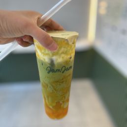 Mango Matcha Latte