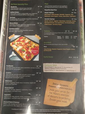 Menu photo 1 Del Pesto Jupiter, FL