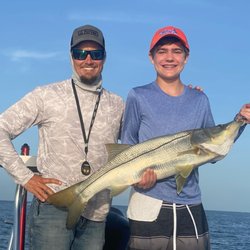 Captain Travis Blucher Charters - Austin with a Cedar Key Snook!