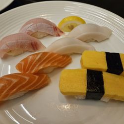 Mori Sushi - Yellowtail, salmon, whitefish, egg