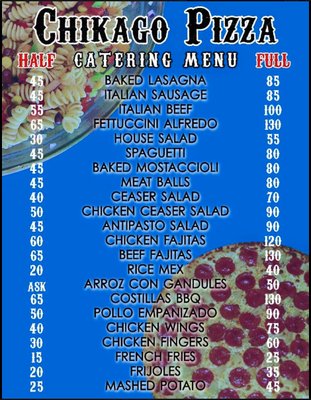 Menu photo 2 Chikago Pizzeria Chicago, IL