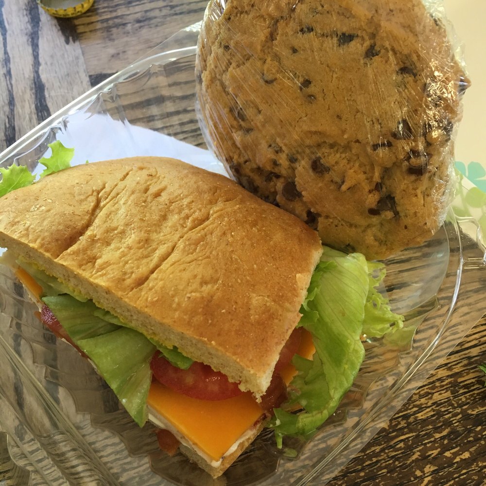 Bergey's Breadbasket - Turkey Bacon Club w/ Chocolate Chip Cookie . . . Just because. - Bakeries Near Me - Chesapeake, Virginia Bergey's Breadbasket - Turkey Bacon Club w/ Chocolate Chip Cookie . . . Just because. - Bakeries Near Me - Chesapeake, Virginia
