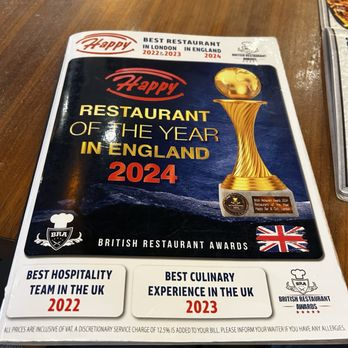 Happy Restaurant - Happy's menu - Seafood Near Me - London, XGL
