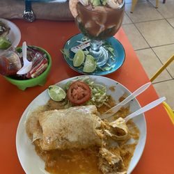 Big Bites - Burrito, shrimp cocktail, tacos