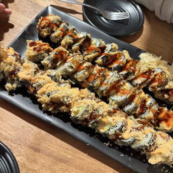 Mei Li Cuisine - Deep fried rolls Top-volcano Mid-crispy Mickey Bottom-firecracker - Chinese Near Me - Eureka Springs, Arkansas Mei Li Cuisine - Deep fried rolls Top-volcano Mid-crispy Mickey Bottom-firecracker - Chinese Near Me - Eureka Springs, Arkansas