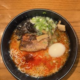 Spicy black ramen