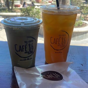Cafe 86 - Matcha Latte & Mango Green Tea - Desserts Near Me - Rancho Cucamonga, California Cafe 86 - Matcha Latte & Mango Green Tea - Desserts Near Me - Rancho Cucamonga, California