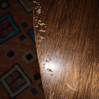 Fine Wood Repair - Damaged coffee table - Furniture Repair Near Me - Austin, Texas