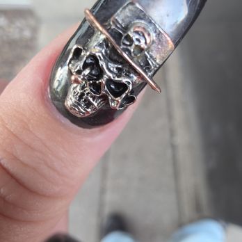 Nails by Design - Fade on charms after two days when they could have used a clear coat over the top - Nail Salons Near Me - Salem, Oregon