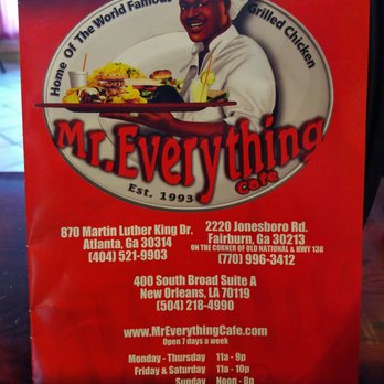 Mr Everything Cafe - Sandwiches Near Me - Atlanta, Georgia Mr Everything Cafe - Sandwiches Near Me - Atlanta, Georgia