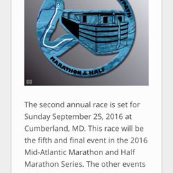 Cumberland C&O Towpath Marathon & Half Marathon