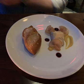Manhatta - Gate keeper dessert with pickled apples, soft pretzel and Brie - New American Near Me - New York, New York Manhatta - Gate keeper dessert with pickled apples, soft pretzel and Brie - New American Near Me - New York, New York