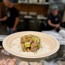 Chatham Fish & Lobster - Tuna Poke Bowl available at Mac's Seafood Dennis Market inside Ring Bros. Marketplace.
