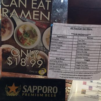 Friends Ramen - All You Can Eat Menu $18.99 - Ramen Near Me - Chicago, Illinois Friends Ramen - All You Can Eat Menu $18.99 - Ramen Near Me - Chicago, Illinois