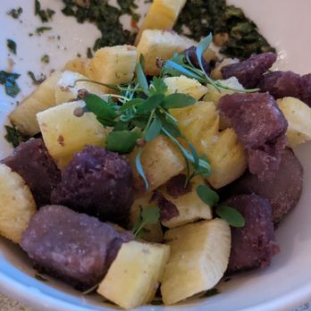 The Temple Kitchen + Bar - Pan Fried Kalo and Cassava - Beer Bar Near Me - Hilo, Hawaii The Temple Kitchen + Bar - Pan Fried Kalo and Cassava - Beer Bar Near Me - Hilo, Hawaii