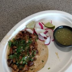 Casa Rossy - Pastor taco, ordered without onions