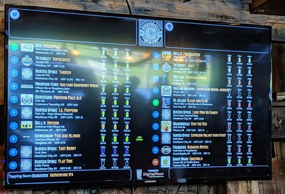 Menu photo 8 Rusted Spoke Brewing Mackinaw City, MI