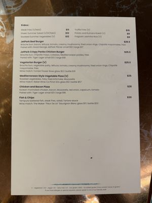 Menu photo 2 Flying Fish Restaurant Auckland, AUK