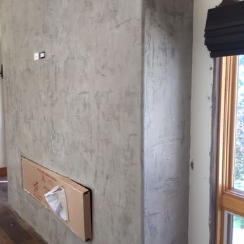 Valley Wide Remodel - New faux finish fireplace - General Contractors Near Me