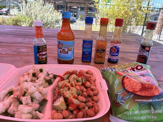 Shark Bite Ceviches by null