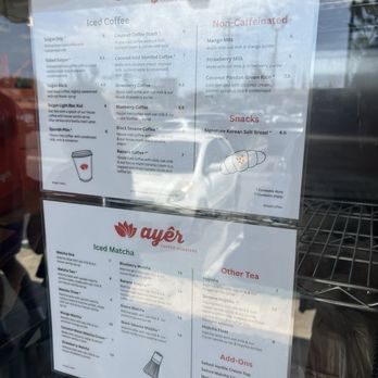 Ayer Coffee - Menu - Coffee & Tea Near Me - Tustin, California Ayer Coffee - Menu - Coffee & Tea Near Me - Tustin, California