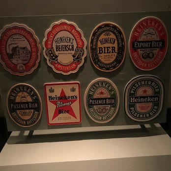 Heineken Experience - Historic Heineken logos - Museums Near Me - Amsterdam, New Hampshire