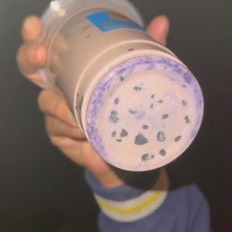 Taro milk tea boba