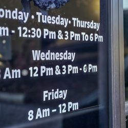 ChiroLife Wellness Center Clinic timings photograph.
