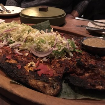 Leña Brava - Striped bass could be shared by 6 people. This was Yucatán style. - Seafood Near Me - Chicago, Illinois