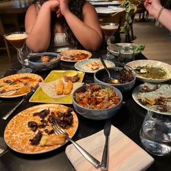 We got basically every appetizer and it was so delicious! Our server Dustin was so attentive and personable. Highly recommend! Great vibe