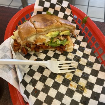Ponchos Tacos - El pastor torta - Mexican Near Me - Fullerton, California Ponchos Tacos - El pastor torta - Mexican Near Me - Fullerton, California