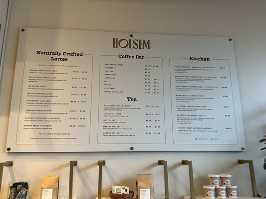 Menu photo 5 Holsem Coffee San Diego, CA