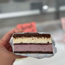 Weckerly's Ice Cream - Blueberry Dream French-Style Ice Cream Sandwich