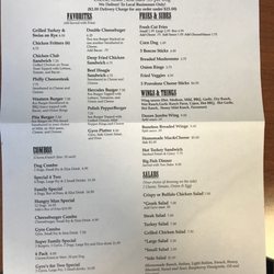 Hermitage Hot Dog Hut - Menu