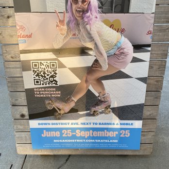 Mosaic - skateland pop up activity - Shopping Centers Near Me - Fairfax, Virginia