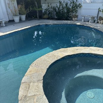 Waterfall Pools - Tropics blue mini pebble - Pool & Hot Tub Service Near Me