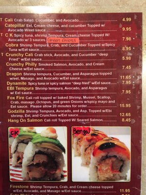 Menu photo 8 Sushi Train Tulsa, OK Menu photo 8 Sushi Train Tulsa, OK