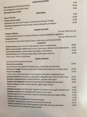 Menu photo 4 Bella Italia Bar Cafe Taupo, WKO Menu photo 4 Bella Italia Bar Cafe Taupo, WKO