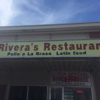Rivera's Restaurant - Outside with the "specials". Lol. Don't be fooled by the looks. This place is packed with family flavors. - Latin American Near Me - Springfield, Virginia