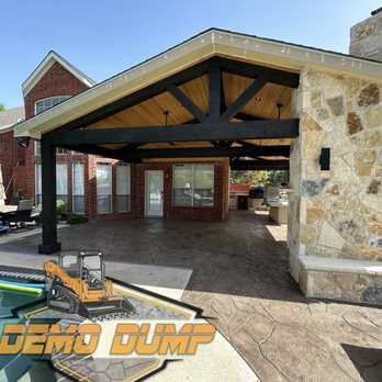 Demo Dump - Stamped concrete work we completed for a customer for a outdoor kitchen in Southlake - Masonry/Concrete Near Me Demo Dump - Stamped concrete work we completed for a customer for a outdoor kitchen in Southlake - Masonry/Concrete Near Me