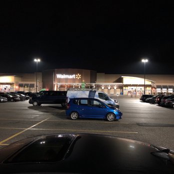 Walmart Supercenter - parking lot at night - Grocery Near Me - Fallston, Maryland Walmart Supercenter - parking lot at night - Grocery Near Me - Fallston, Maryland